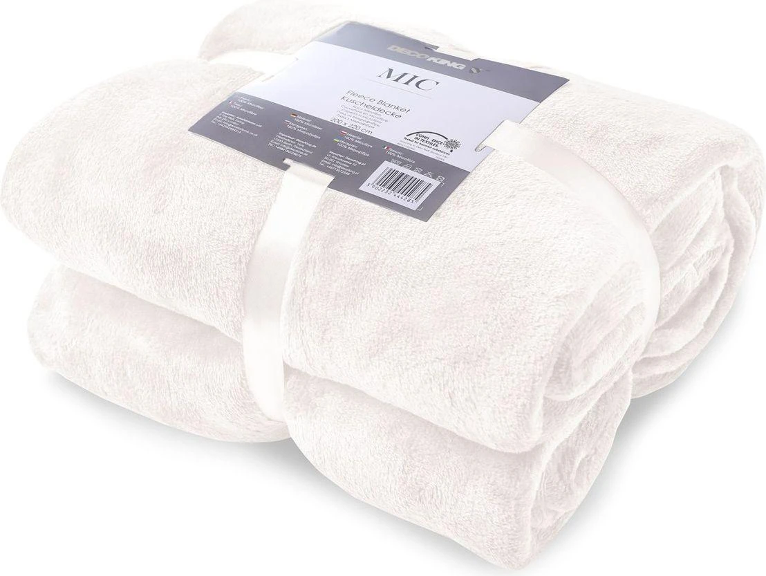 DecoKing Antklodė MIC kreminės spalvos 200 x 220 cm