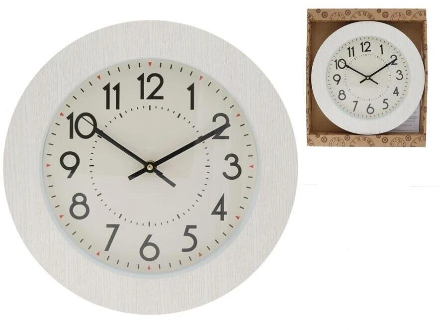 Sieninis laikrodis 30 cm, 30 x 30 x 4 cm, DECORLIFE