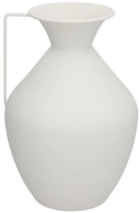 Vaza, baltas metalas, 15.5D x 36 x 24 cm, DECORLIFE