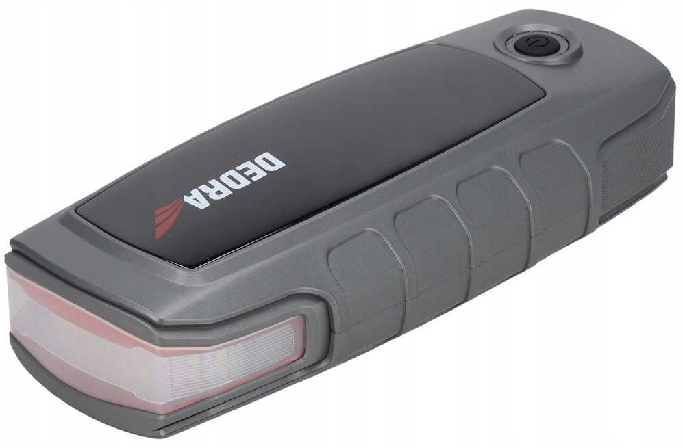 Dedra Powerbank 16000 mAh nešiojama baterija su variklio užvedimo funkcija, LCD ekranu