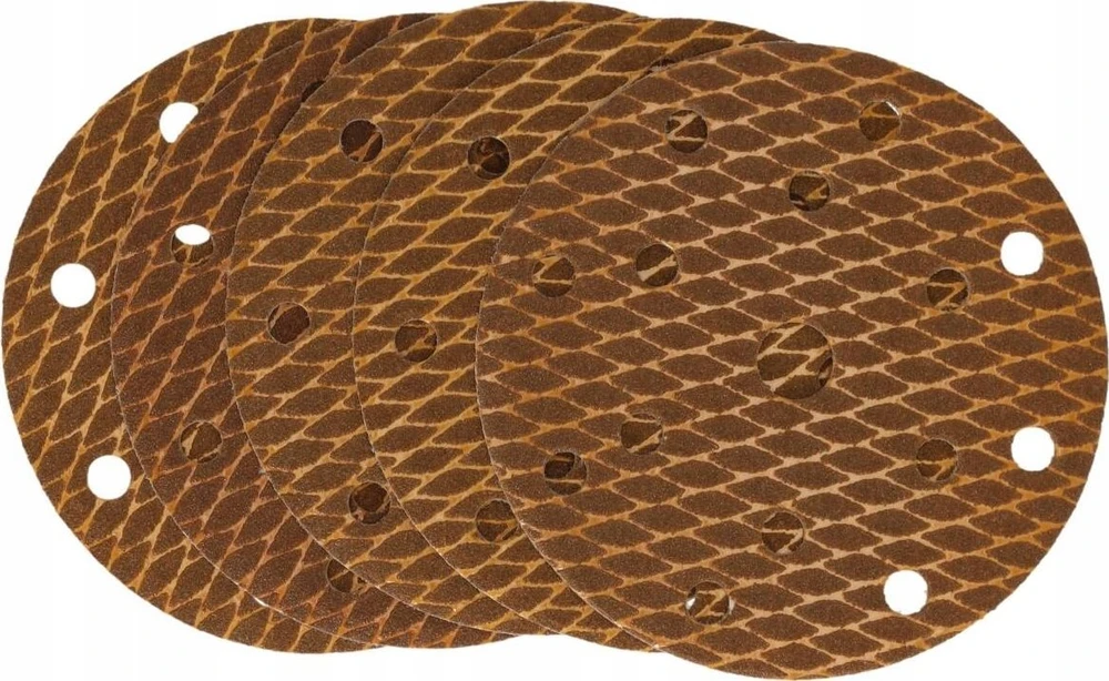 Dedra Tarczki Šlifavimo diskai be užsikimšimo, 180 mm, #180, su lipnia juosta, 5 vnt. rinkinys