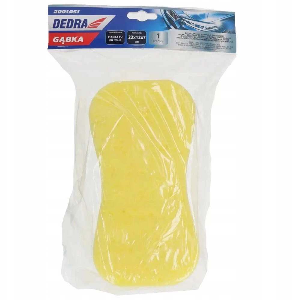 Dedra Gąbka Automobilių plovimo kempinė, saugi, minkšta