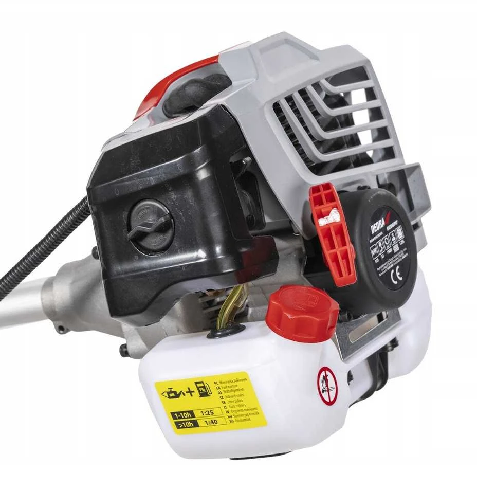 Dedra Kosa Benzininė krūmapjovė 1,45 kW 52cc diržas, galvutė su valu, 3t peilis