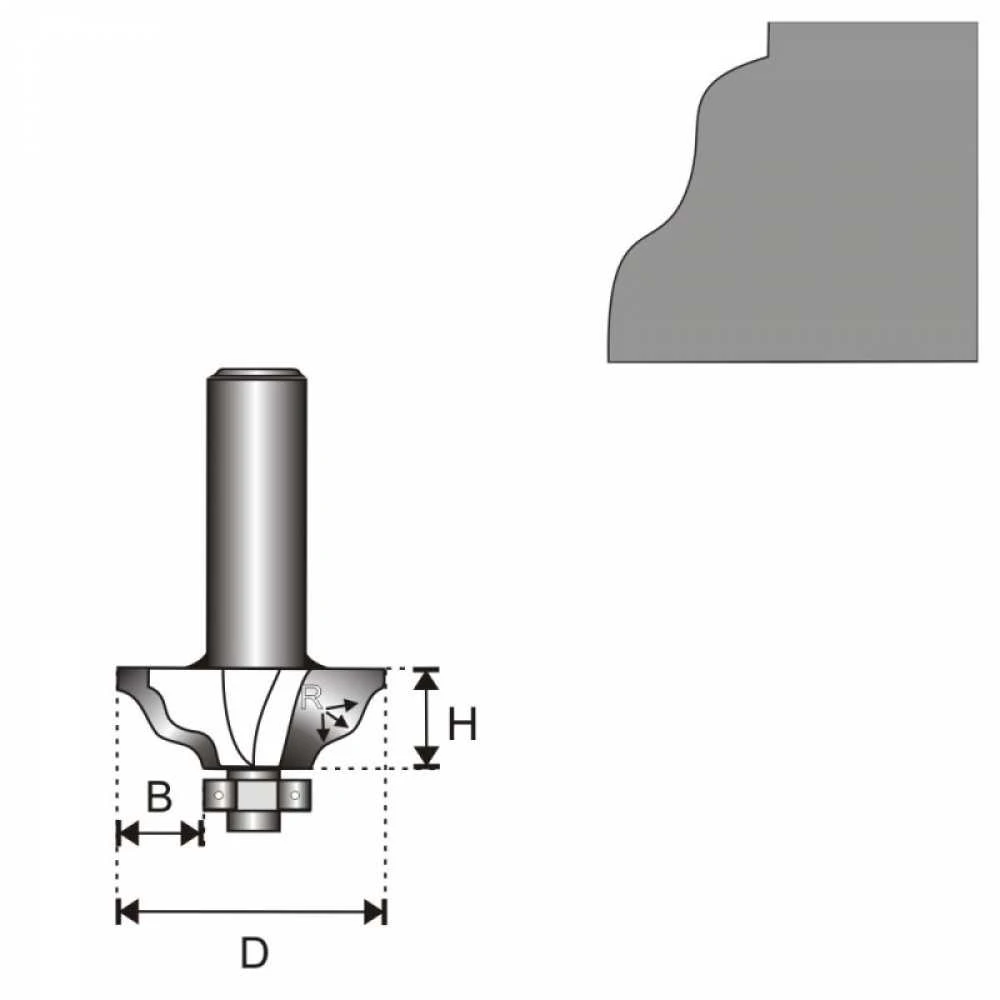 Dedra Freza mediui 8 D 288 H 159 R 396 B 792mm