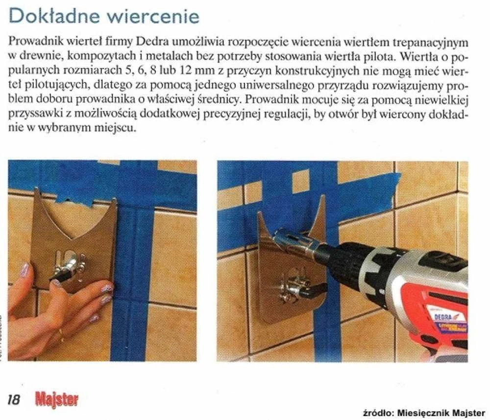 Grąžtas Dedra Centravimo įrankis gręžimo karūnoms, Ø4-75mm