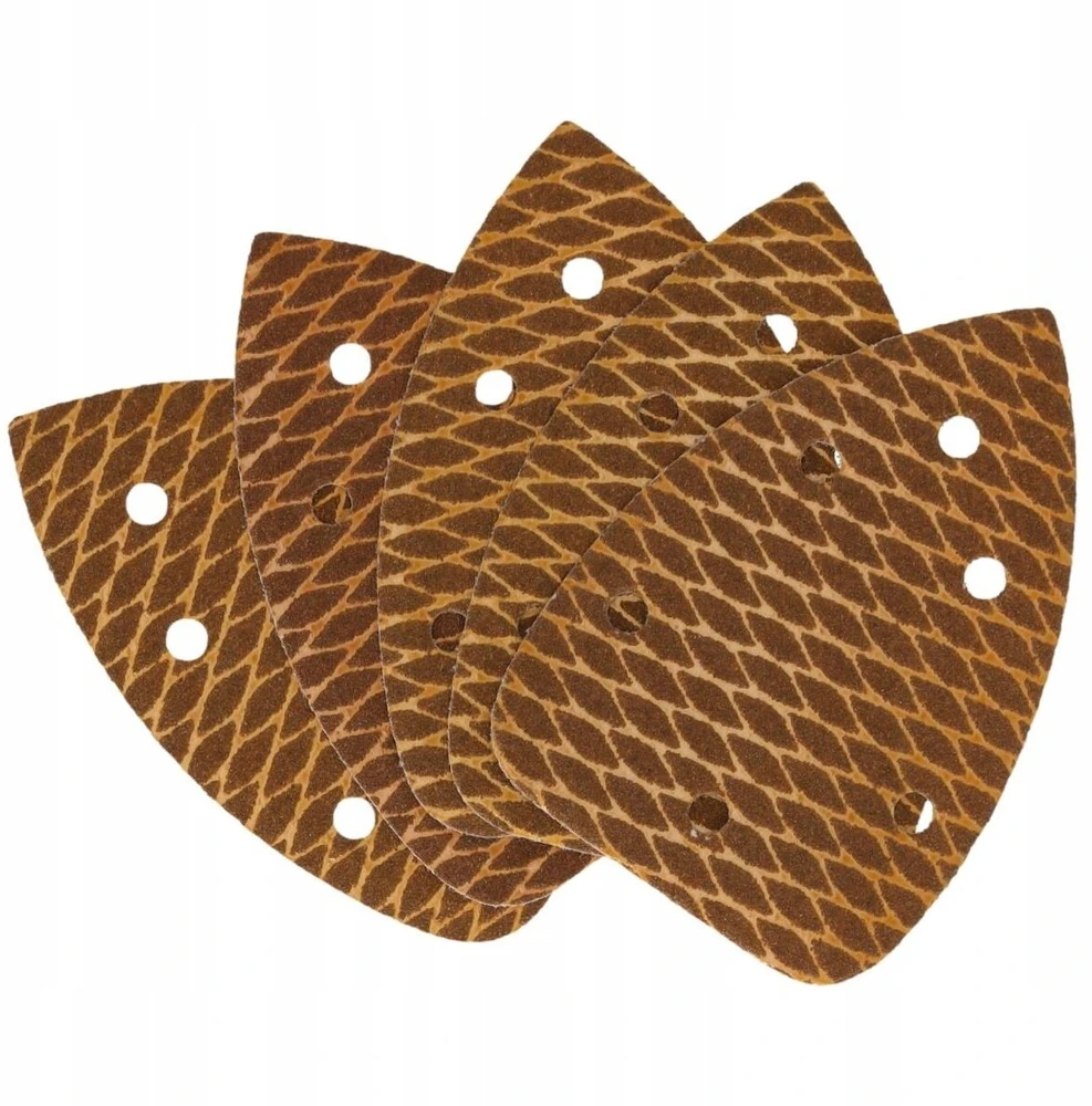 Dedra Papier Delta antikorozinis švitrinis popierius #180, 140x140x80mm, su lipnia juosta, 5 vnt. rinkinys