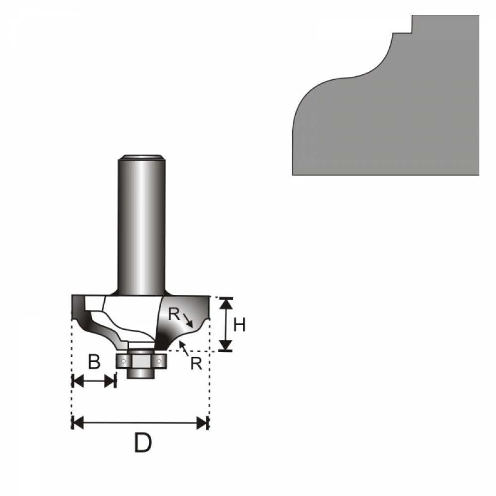 Dedra Freza mediui 12 D 386 H 159 R 56 B 127mm