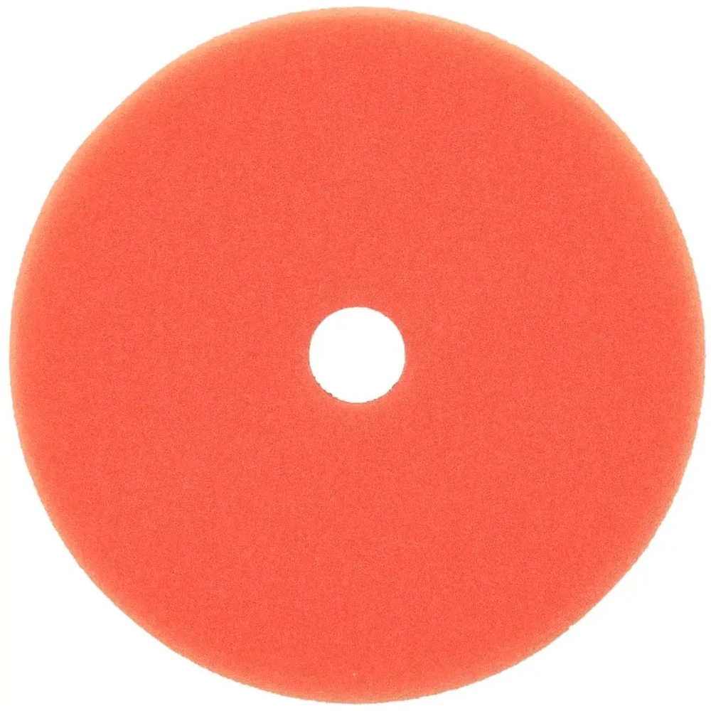 Dedra Gąbka Poliravimo kempinė su lipdukais, kieta, 75 mm, 25 mm storio (oranžinė)