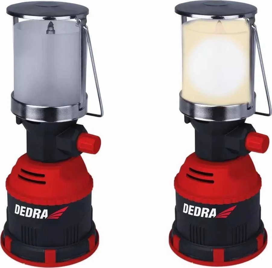 Dedra Lampa Dujinė stovyklavimo lempa su pjezoelektriniu uždegimu