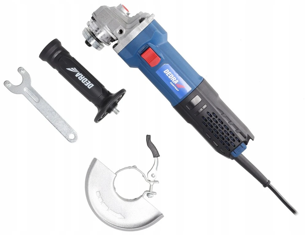 Dedra Šlifuoklis 125 mm 1700 W kampinis šlifuoklis su greičio reguliatoriumi
