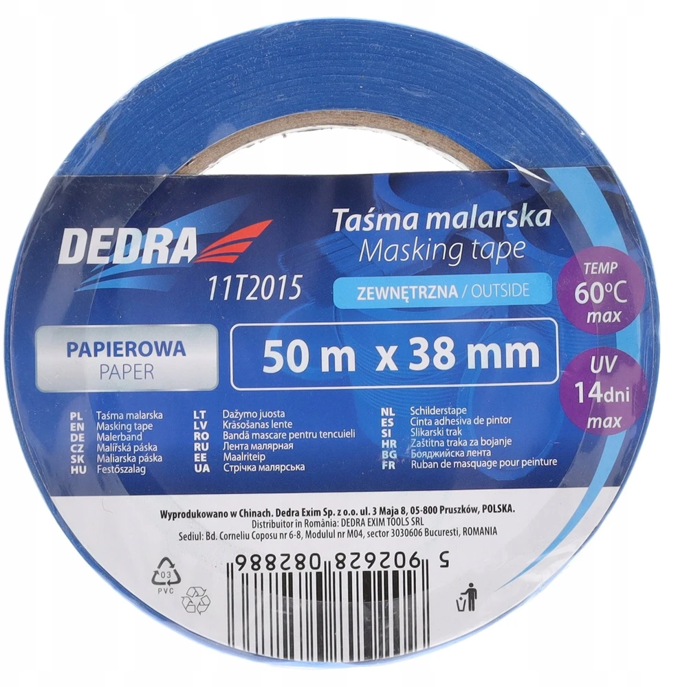 Dedra Taśma Lauko maskavimo juosta 38 mm x 50 m