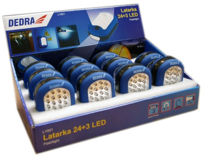 Dedra ibintas 243 LED pakabinamasmagnetas min Usakymas 12 vnt