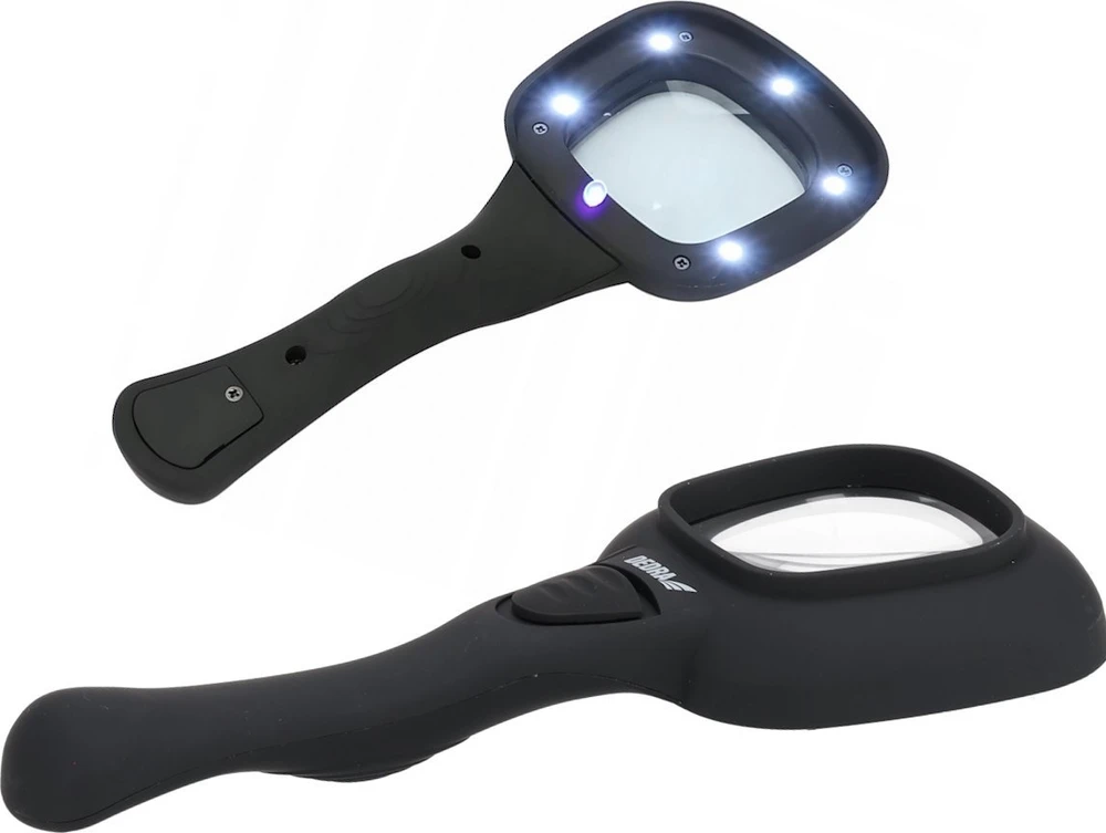 Dedra Lupa, Didinamasis stiklas, 4 kartus didinantis stiklas + LED