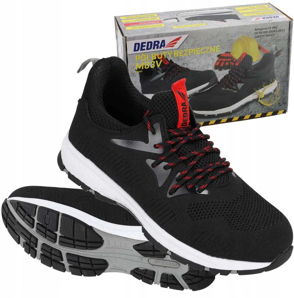 Dedra Półbuty Apsauginiai batai M83V sport, 47 dydis, kat. S1 SRC, kompozitiniai