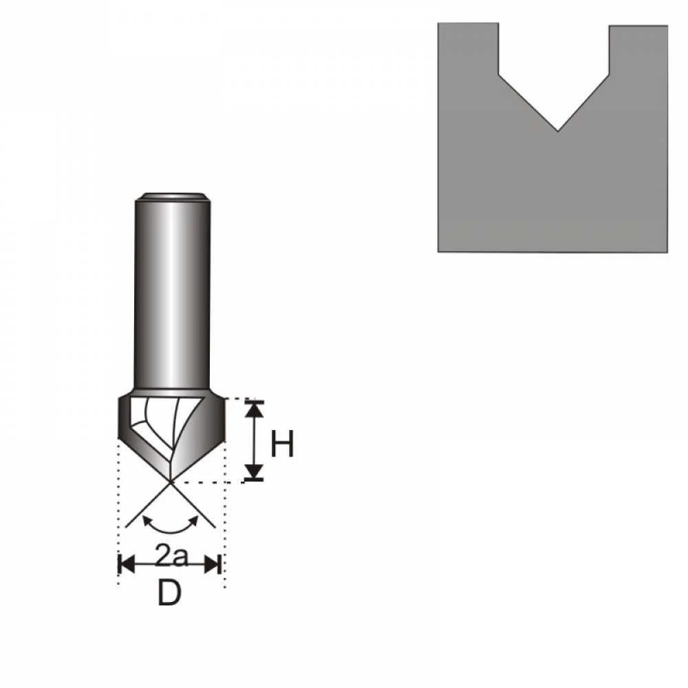 Dedra Freza mediui 8 D 254 H 254 mm a 90