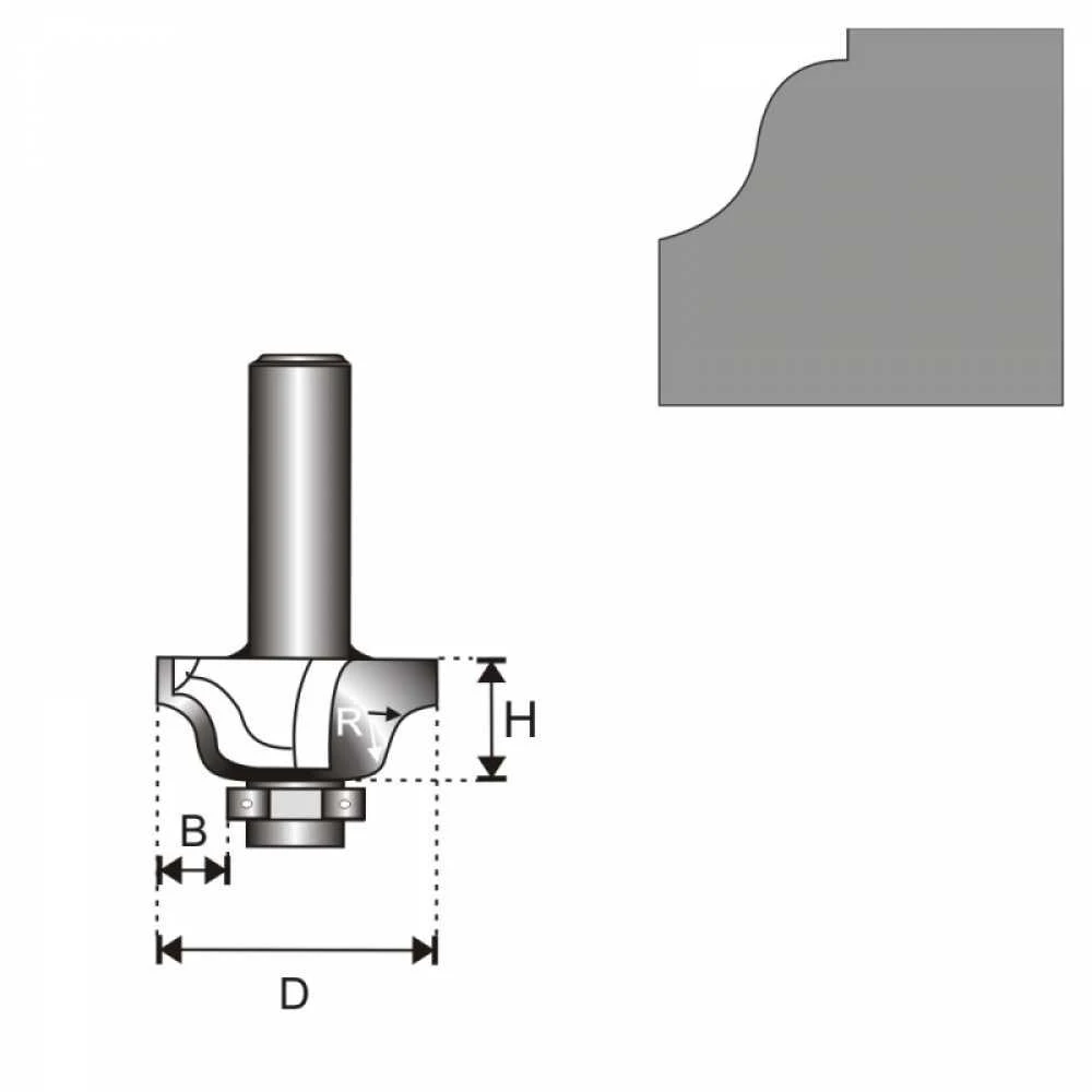 Dedra Freza mediui 6 D 257 H 97 R 317 B 635mm