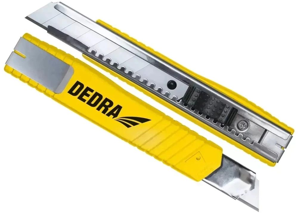 Dedra Nóż 18 mm metalinis peilis, nulaužiama geležtė, ekranas
