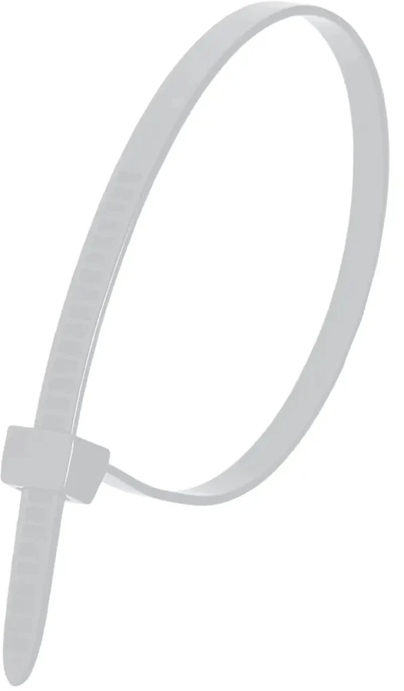 Dedra Nylonowe Nailoniniai kabelių raiščiai, balti, 3,6x300 mm (100 vnt.)