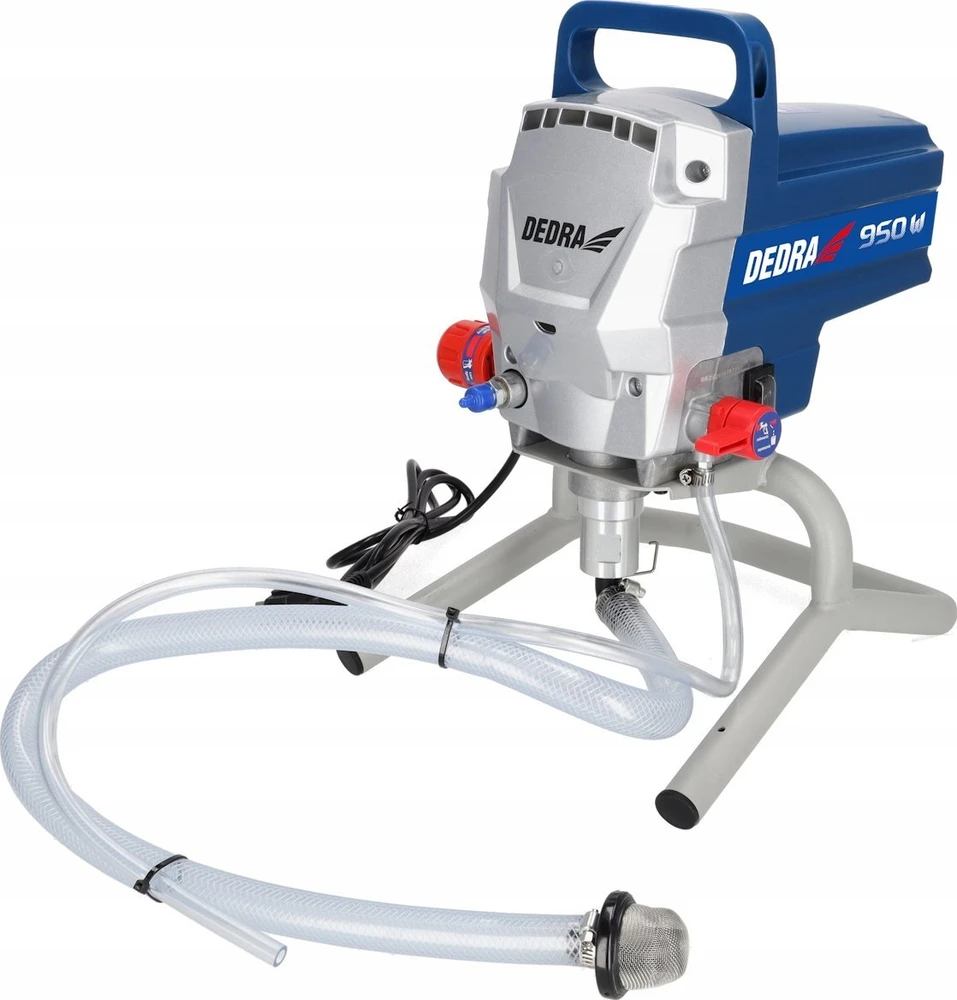 Dedra ‎Agregat Hidrodinaminis dažymo įrenginys 950 W, 2 l/min., 15 m žarna, 517 pistoletas
