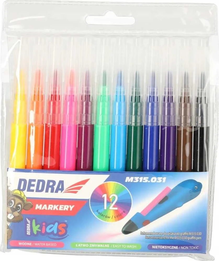 Dedra Wymienne Keičiamieji žymekliai, 12 vnt. rinkinys, skirti m315.030