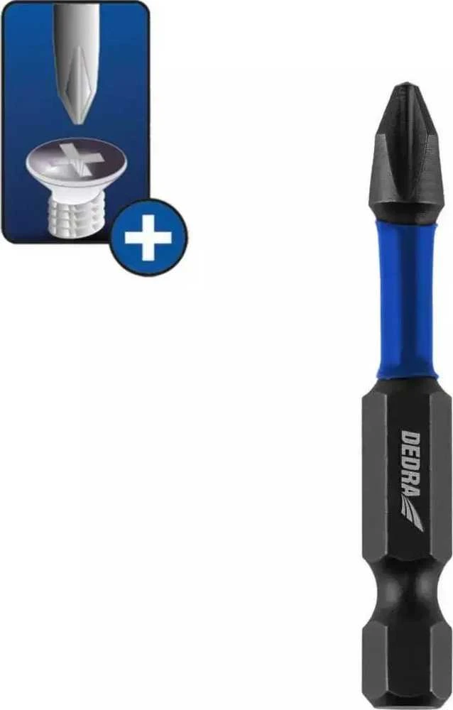 Dedra Atsuktuvu smuginiai antgaliai Phillips PH2x50mm 2vnt
