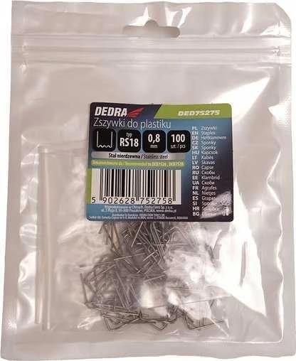Dedra Zszywki Plastikinės sąvaržėlės rs46