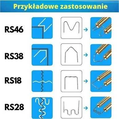 Dedra Zgrzewarka Plastiko suvirinimo aparatas 4V, 550°C