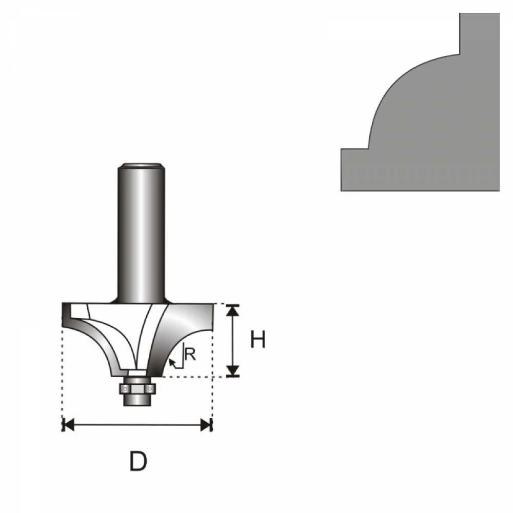 Dedra Freza mediui 6 D 19 H 65 R 317 mm