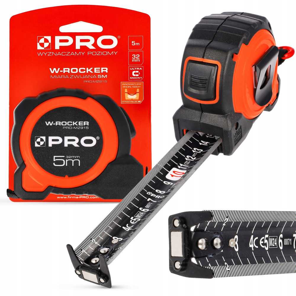 Dedra MATAVIMO JUOSTA SUVIJAMA W-ROCKER 32MM 5M