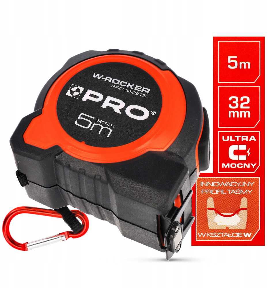 Dedra MATAVIMO JUOSTA SUVIJAMA W-ROCKER 32MM 5M