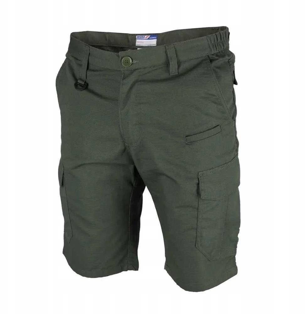 Dedra Šortai Ripstop+spandex darbo šortai M dydis, 220g/m2, tamsiai žali