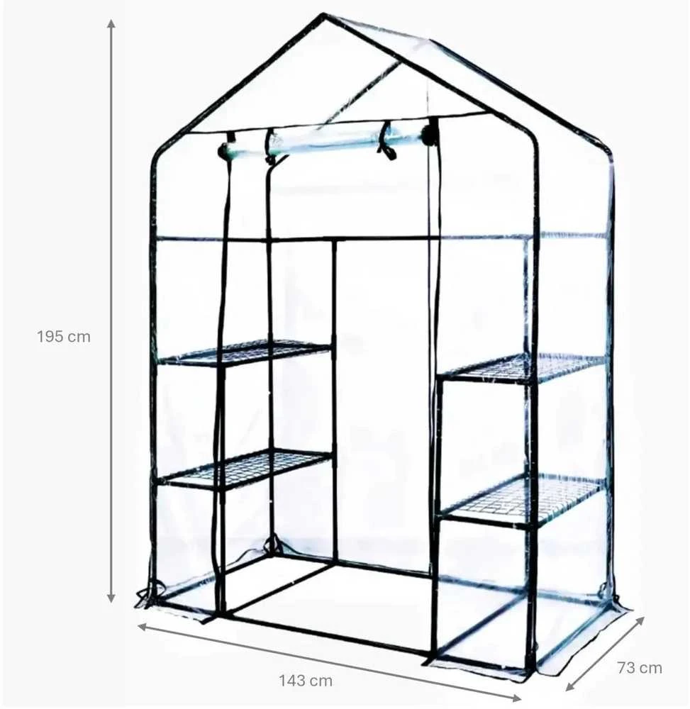 Dedra DED Garden greenhouse 143*73*195cm PVC
