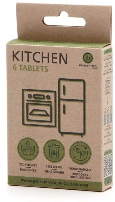 Dedra „Powerton ECO PURETAB“ valymo, maisto gaminimo ir gamybos nutraukimo tabletės