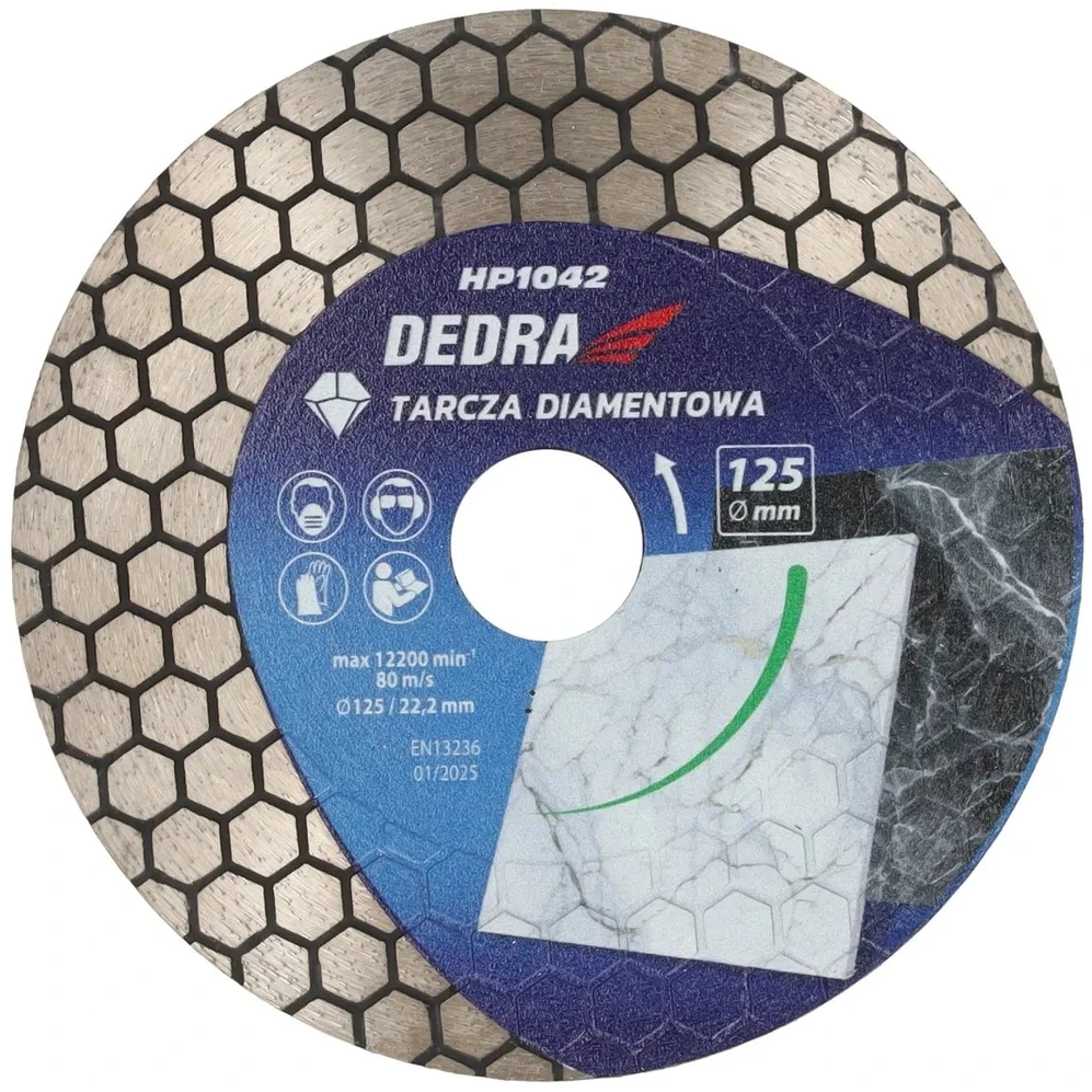 Dedra Tarcza 125 mm korio formos deimantinis diskas