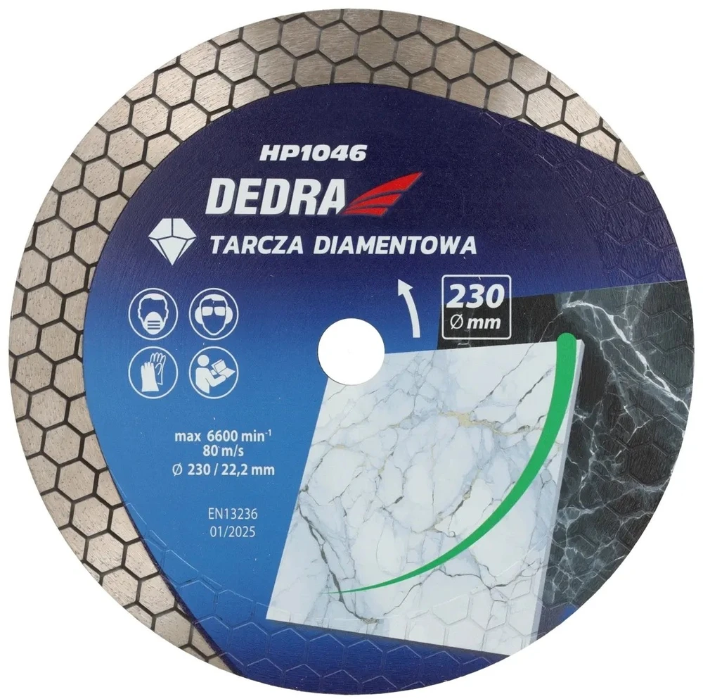 Dedra Tarcza 230 mm korio formos deimantinis diskas