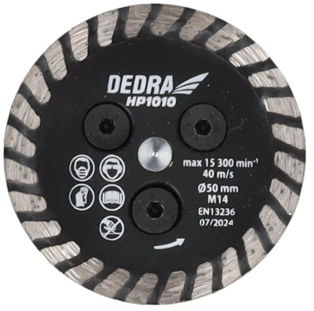 Dedra Tarcza Deimantinis pjovimo diskas 50 mm/m14