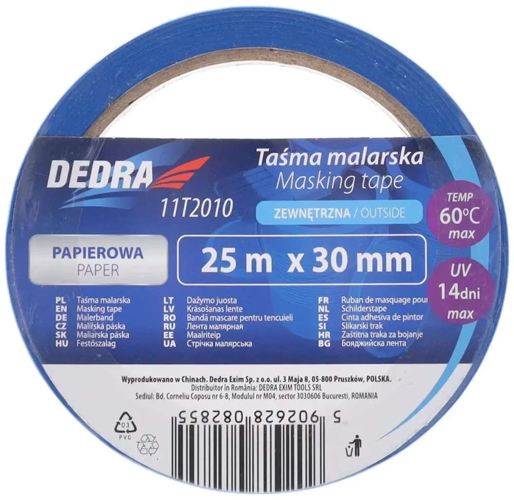 Dedra Taśma Lauko maskavimo juosta 30 mm x 50 m