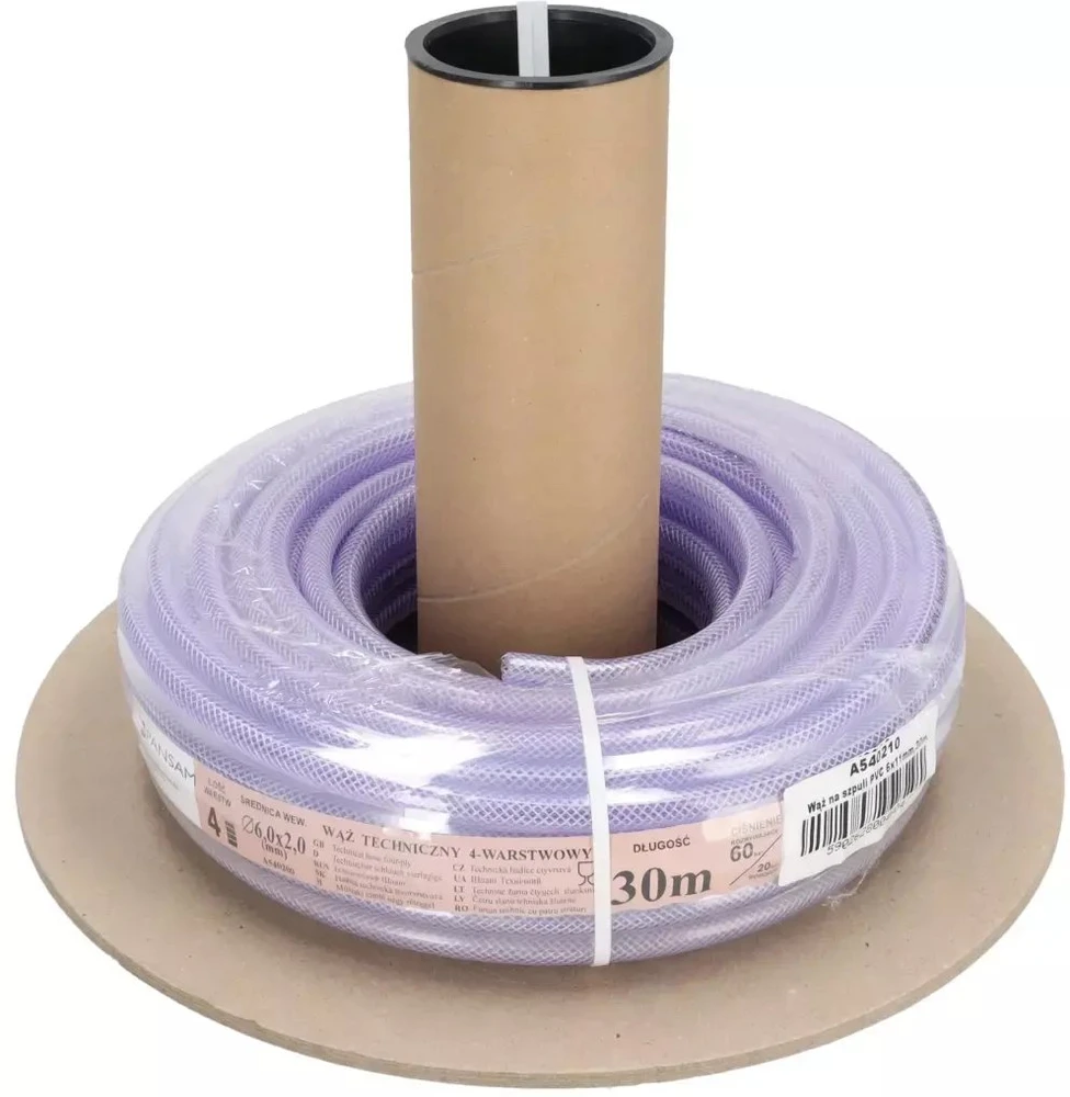 Dedra Žarna PVC žarna ant ritės 6x11mm, 30m,