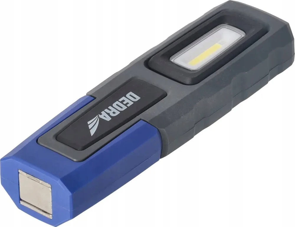 Dedra Žibintuvėlis, Žibintuvėlis COB LED + SMD LED + UV, 400lm, kabliukas, magnetas