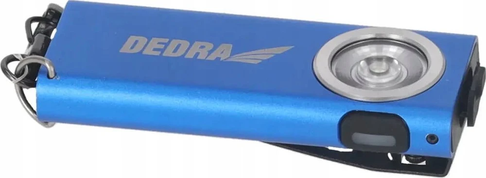 Dedra Žibintuvėlis, Plonas LED žibintuvėlis raktams, 210 lm, USB-C