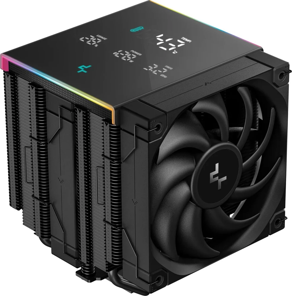 Procesoriaus Aušintuvas - Deepcool AK620 DIGITAL PRO RGB, 1750 RPM, 25 dB