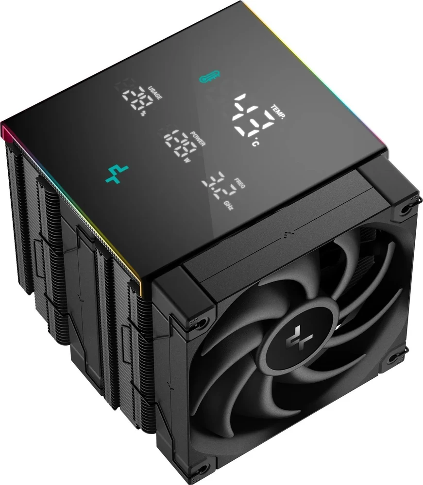 Procesoriaus Aušintuvas - Deepcool AK620 DIGITAL PRO RGB, 1750 RPM, 25 dB