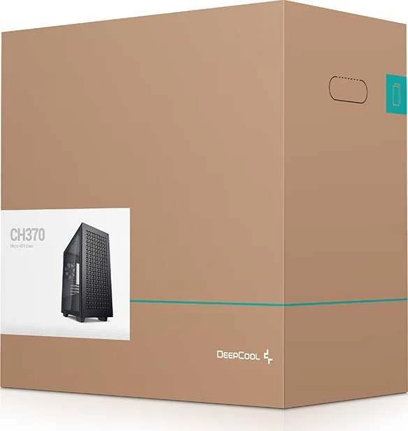 Korpusas Deepcool CH370 Juodas, Micro ATX