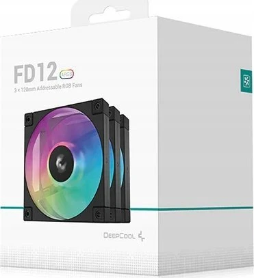 Deepcool FD12 ARGB ventiliatorių rinkinys dėžutėje