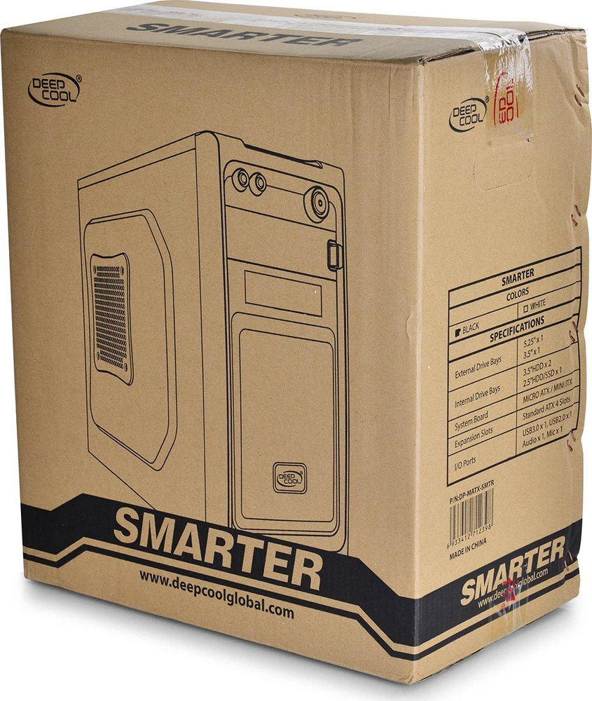 Kompiuterio korpusas Deepcool Smarter, Mini-Tower