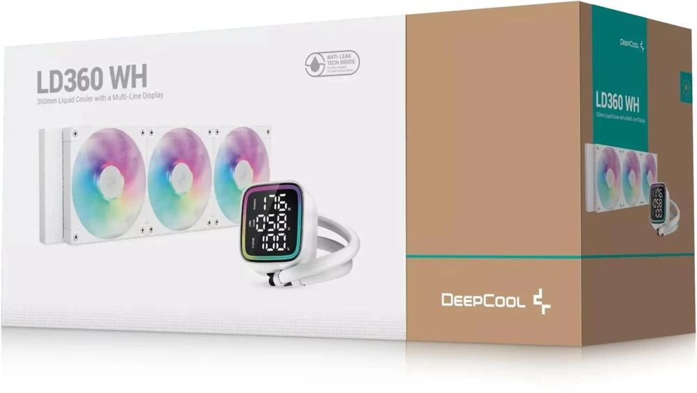 Deepcool LD360 WH aušintuvo pakuotės išvaizda