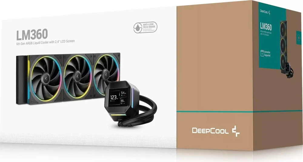 Deepcool LM360 aušintuvo pakuotė