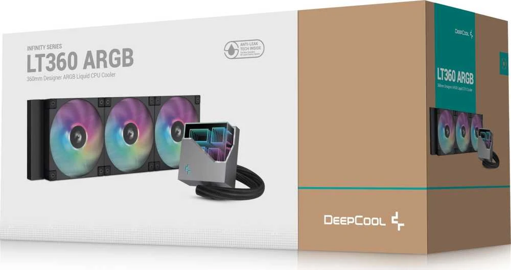 Deepcool LT360 ARGB aušintuvo pakuotė