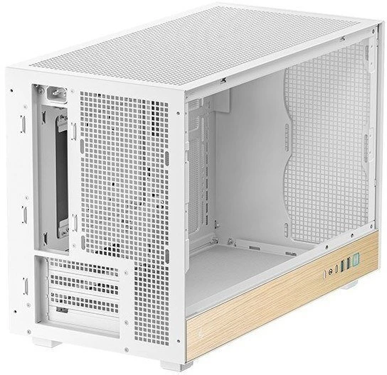 DeepCool CH260 WOOD korpusas, baltas