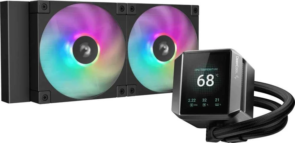 Deepcool Mystique 240 su temperatūros ekranu